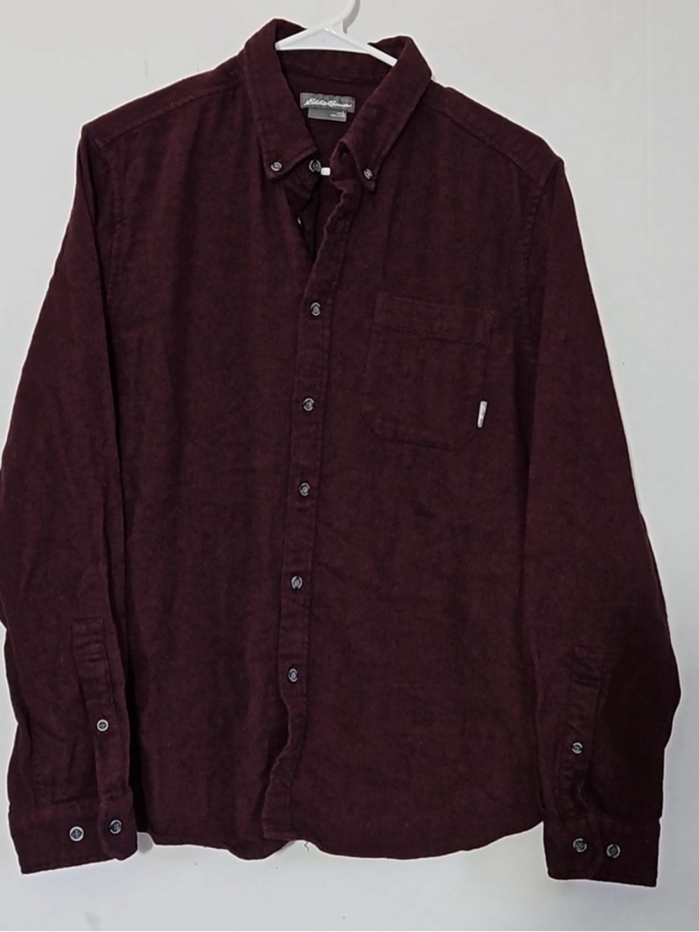 Eddie Bauer flannel button down shirt casual Large